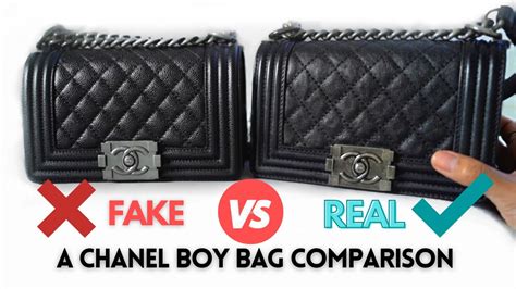 authentic chanel boy bag vs fake|chanel bags vintage authenticity.